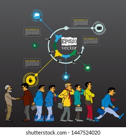 Infographic vector elements for business illustration