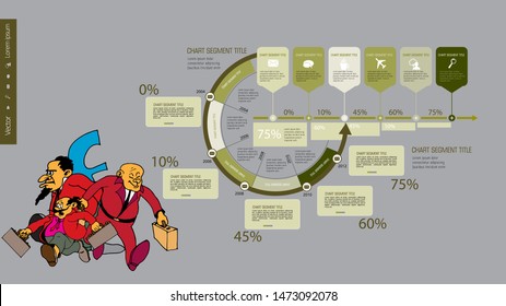 Infographic vector elements for business illustration