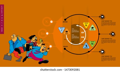 Infographic vector elements for business illustration