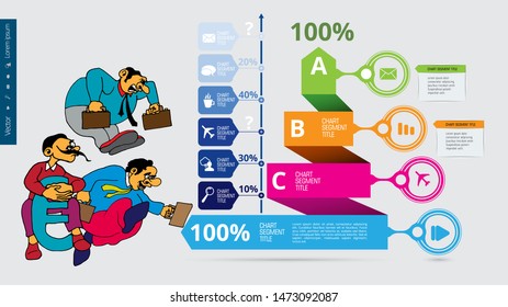 Infographic vector elements for business illustration