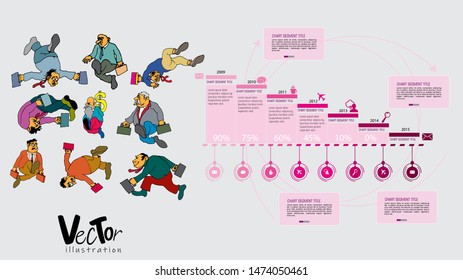 Infographic vector elements for business illustration