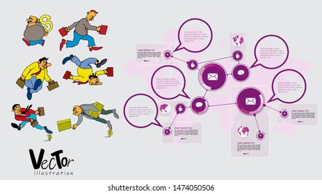 Infographic vector elements for business illustration