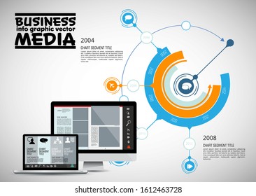 Infographic vector elements for business illustration