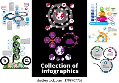Elementos de vetor infográfico para ilustração de negócios