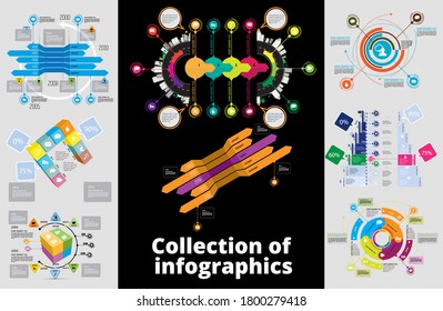 Infografische Vektorelemente für Geschäftsgrafik