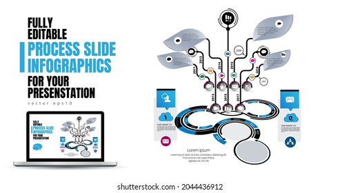 Infographic vector elements for business presentation