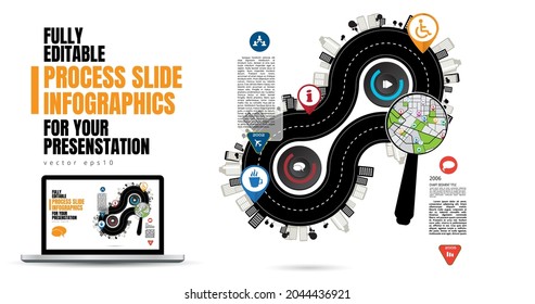 Infographic vector elements for business presentation