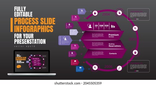 Infographic vector elements for business presentation