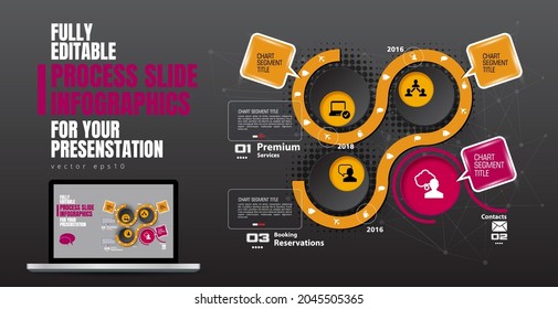 Infographic vector elements for business presentation