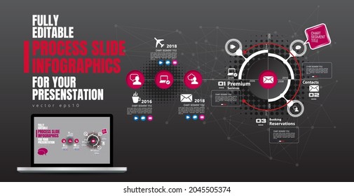 Infographic vector elements for business presentation