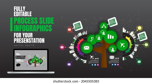 Infographic vector elements for business presentation