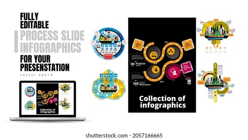 Infographic vector elements for business presentation