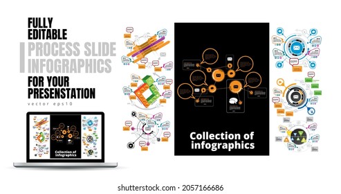 Infographic vector elements for business presentation