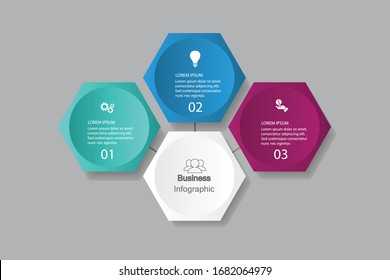 Infographic vector, graph. presentation. Business concepts, parts, steps, processes. Visualization of infographic data. Startup template. - Vector