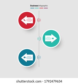 
Infographic vector, graph. presentation. Business concepts, parts, steps, processes. Visualization of infographic data. Startup template. - Vector