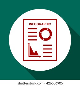 Infographic vector icon.