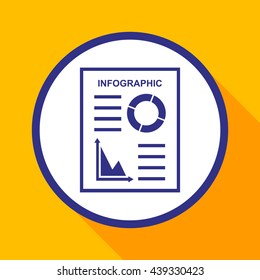 Infographic vector icon.