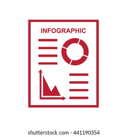 Infographic vector icon.