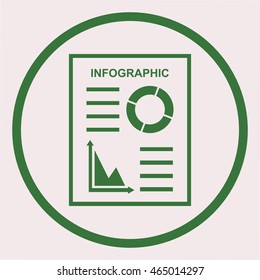 Infographic vector icon.