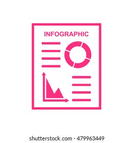 Infographic vector icon.