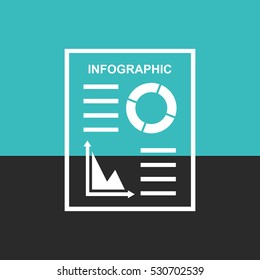 Infographic vector icon.