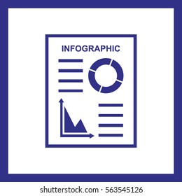 Infographic vector icon.