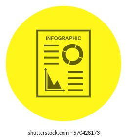 Infographic vector icon.