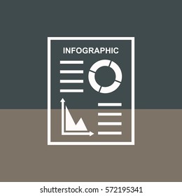 Infographic vector icon.