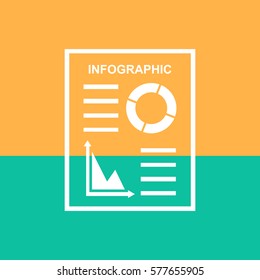Infographic vector icon.