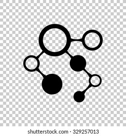 infographic vector icon - black illustration