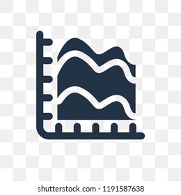 Infographic vector icon isolated on transparent background, Infographic transparency concept can be used web and mobile