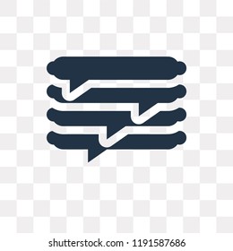 Infographic vector icon isolated on transparent background, Infographic transparency concept can be used web and mobile