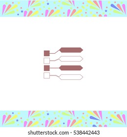 Infographic vector icon on white background. Isolated illustration. Business picture.