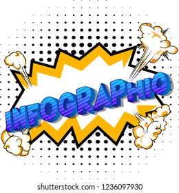 Infographic - Vector illustrated comic book style phrase.