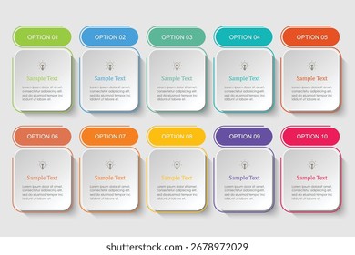 infographic vector illustration with 3, 8, 5, 6 steps, infographic template design. Can be used for process diagrams, presentations, workflows.