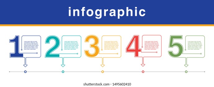 Infographic Vector Illustration Design Flat