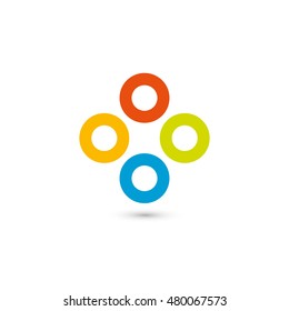 infographic vector illustration. Eps 10 vector. Business concept with 4 options on white background. Template for brochure, business, web design, for diagram, graph, logtotype, presentation and chart.