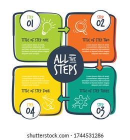 Infographic Vector Illustration Template For Your Business Presentations