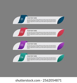 Infographic Vector Stock Illustrations simple design