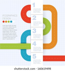 Infographic vector template.
