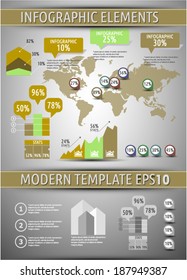 Infographic vector template