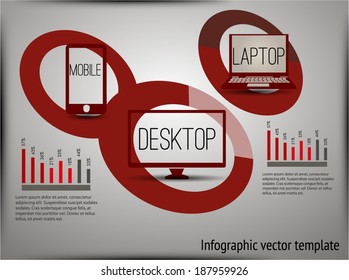 Infographic vector template