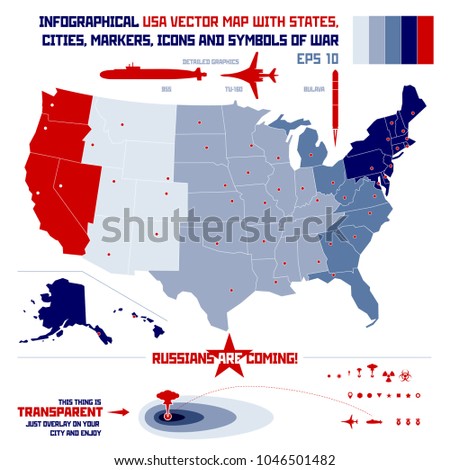 infographic vector united states map states stock vector royalty united states map infographic
