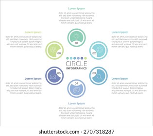 A six‑circle infographic is a visual layout that uses 6 connected or separate circles to represent steps, categories, or key points. Each circle contains a short label or icon