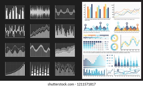 Infographic Visual Representation Data Chart Vector Stock Vector ...