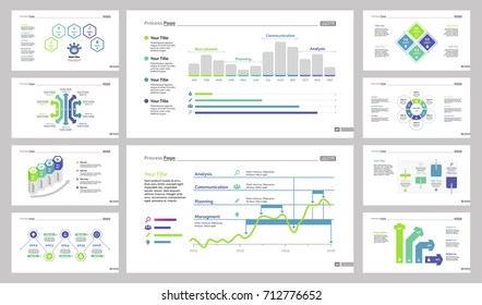 Infographic web design set