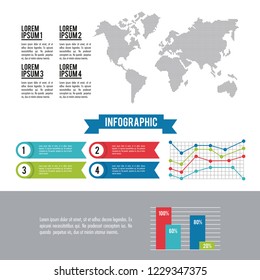 infographic whole world