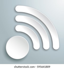 Infographic with WiFi-Symbol on the gray background. Eps 10 vector file.