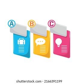 infographic workflow layout icon isolated