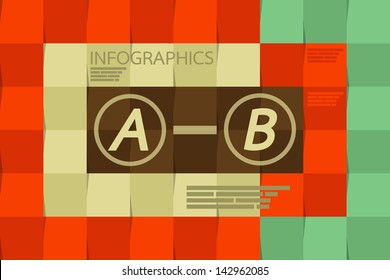 infographics abstract background design , vector